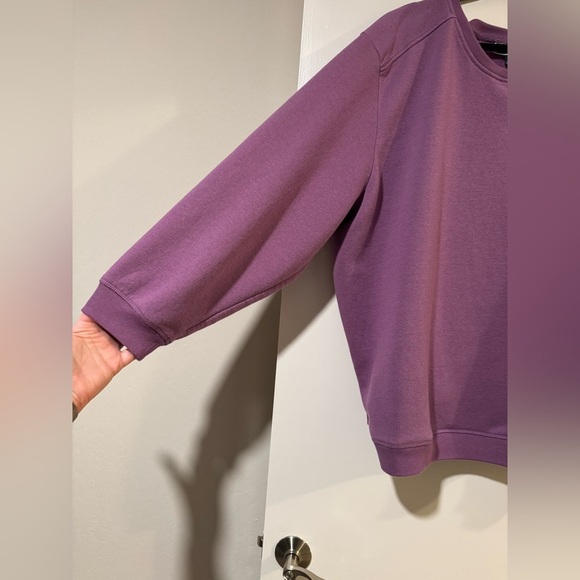 Karen Scott Sport lavender oversized 4x sweatshirt - Picture 5 of 5
